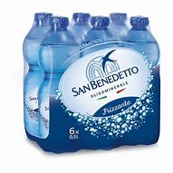 Pack de 6 Bouteilles  Eau San benedetto gazeuse   , 1,5L